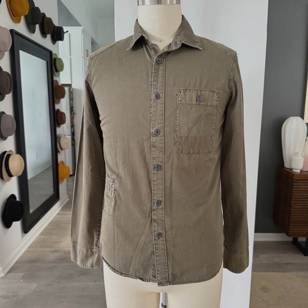 G-STAR RAW‎ Men's  Green MILITARY Slim Fit  Shirt Size S SLIM FIT